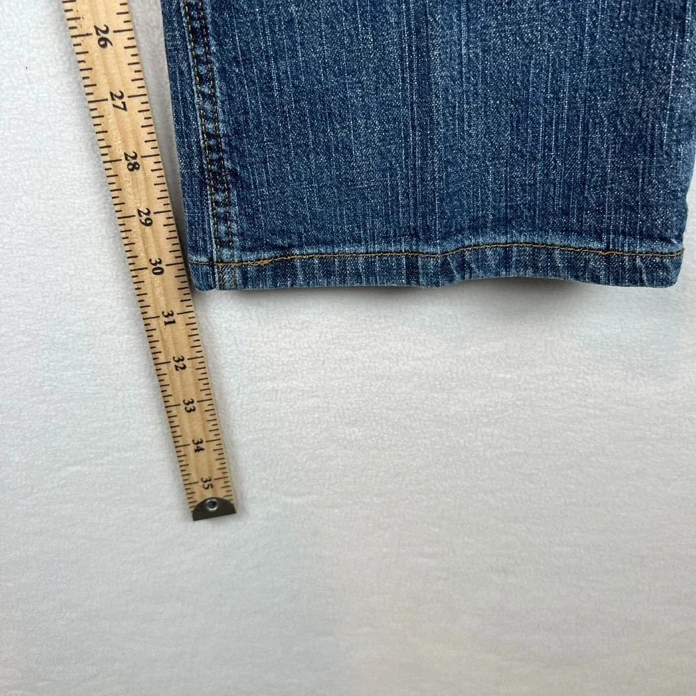 Vintage L.e.i. Chelsea Low Rise Jeans‎ Womens 7 Bootcut Denim Dark Wash Y2K 90s